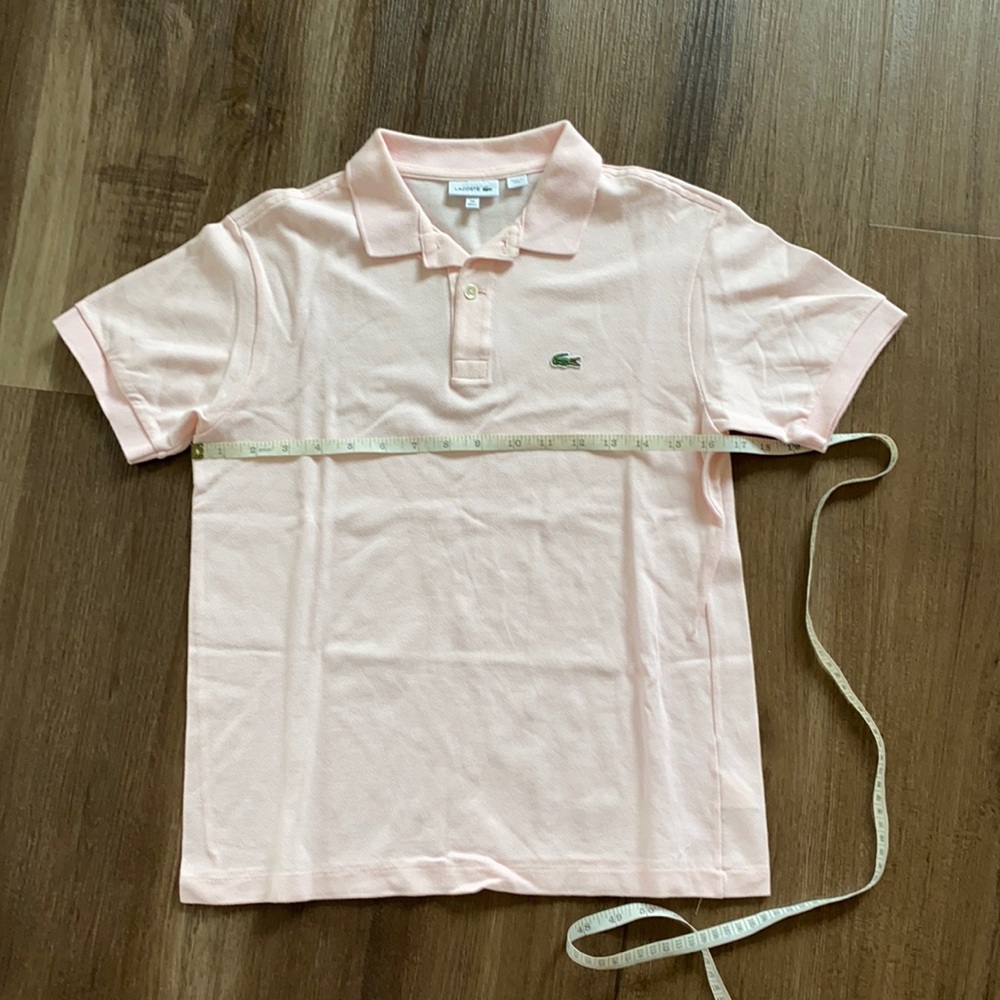 Lacoste polo shirt pink